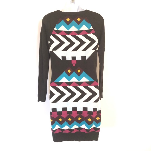 Jessica Simpson Multicolor Sweater Dress Size M - Picture 2 of 3